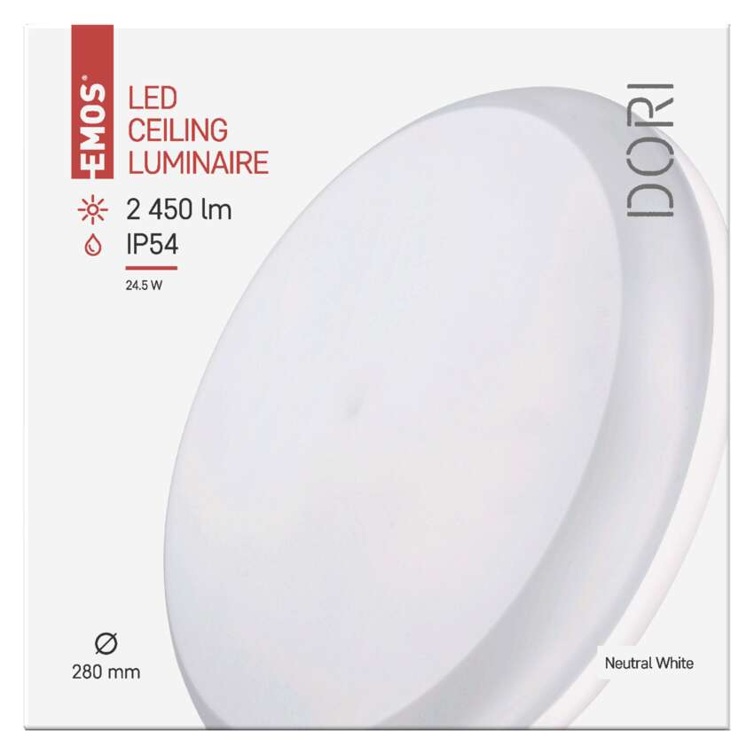 PLAFONIERA ROTUNDA DORI LED 24.5W IP54 [9]