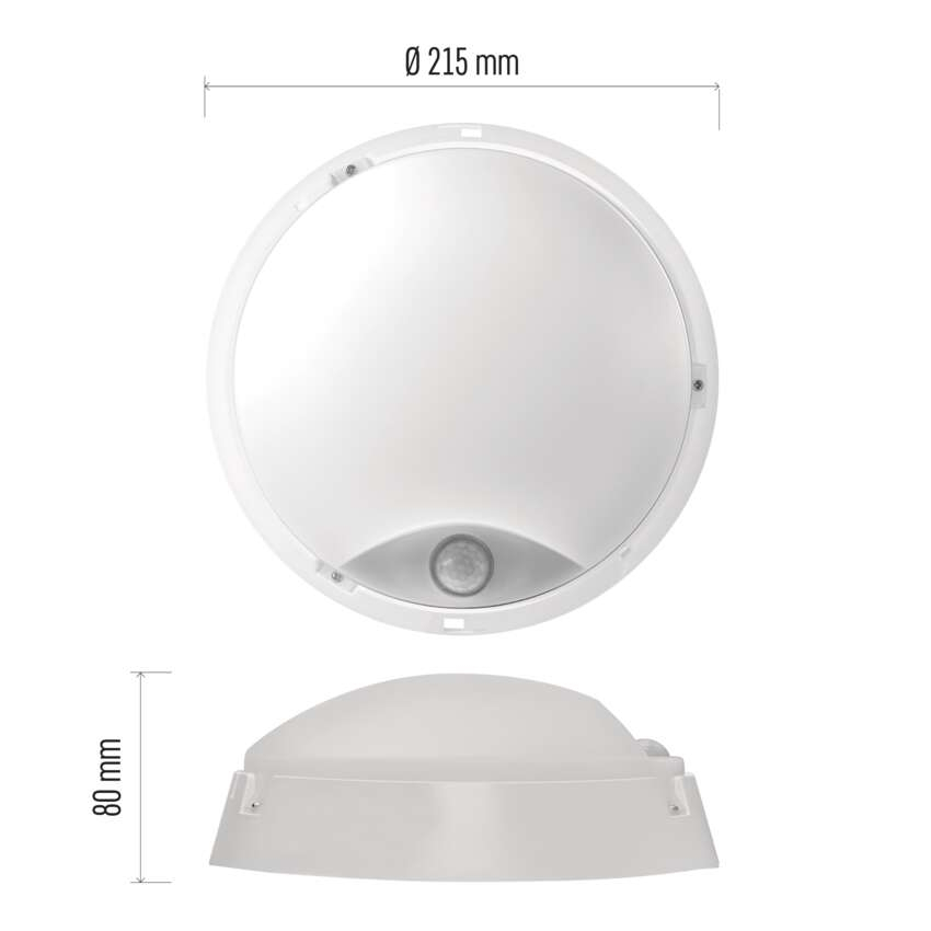 PLAFONIERA ROTUNDA ZURI LED 14W IP54 CU SENZOR DE MISCARE [4]