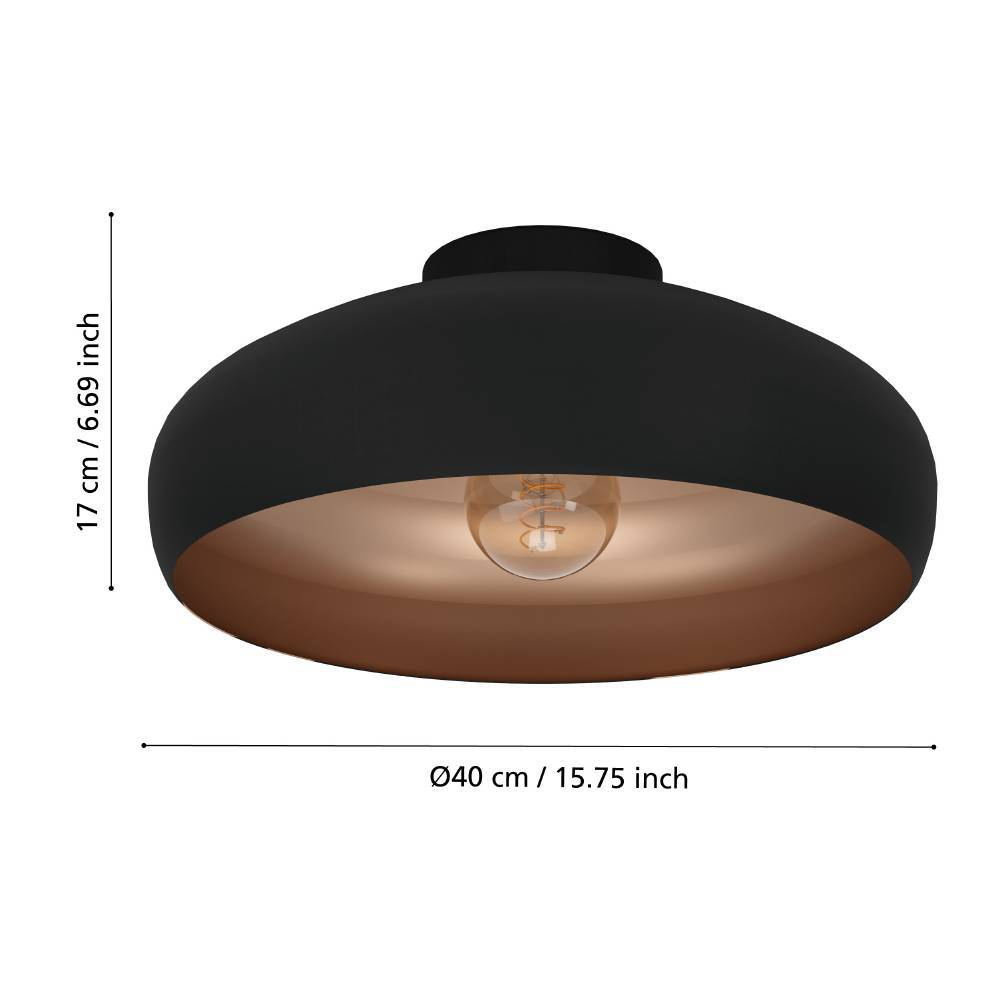 PLAFONIERA VINTAGE MOGANO [3]