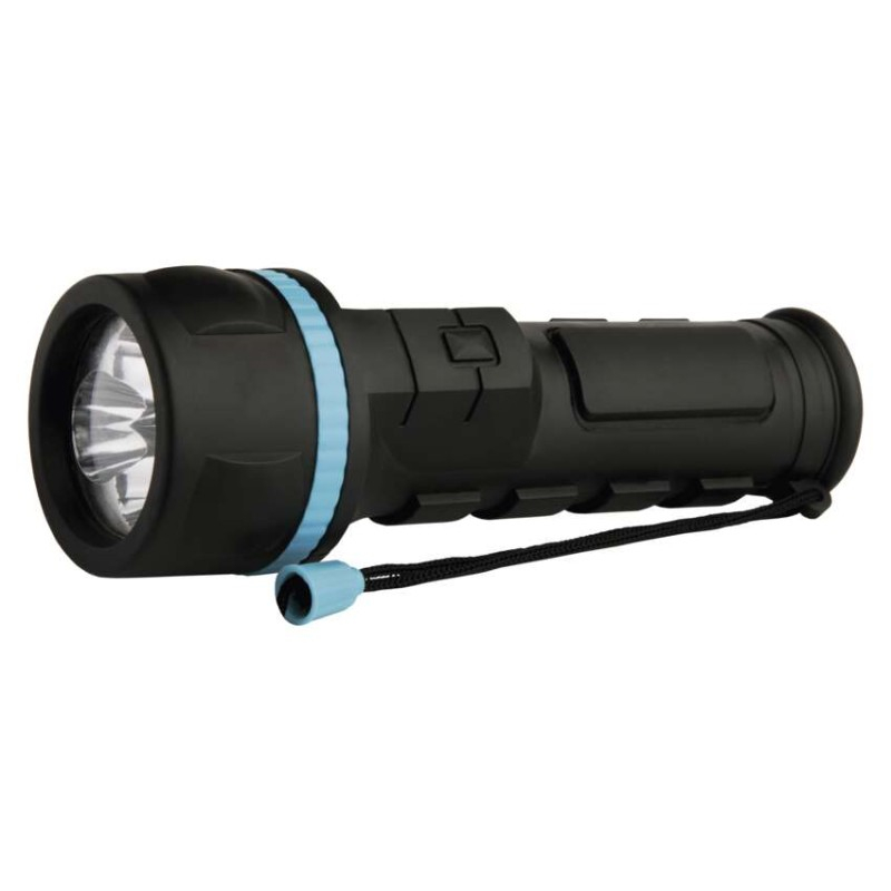 Plastic LED Flashlight, 20 lm, 2× D [1]