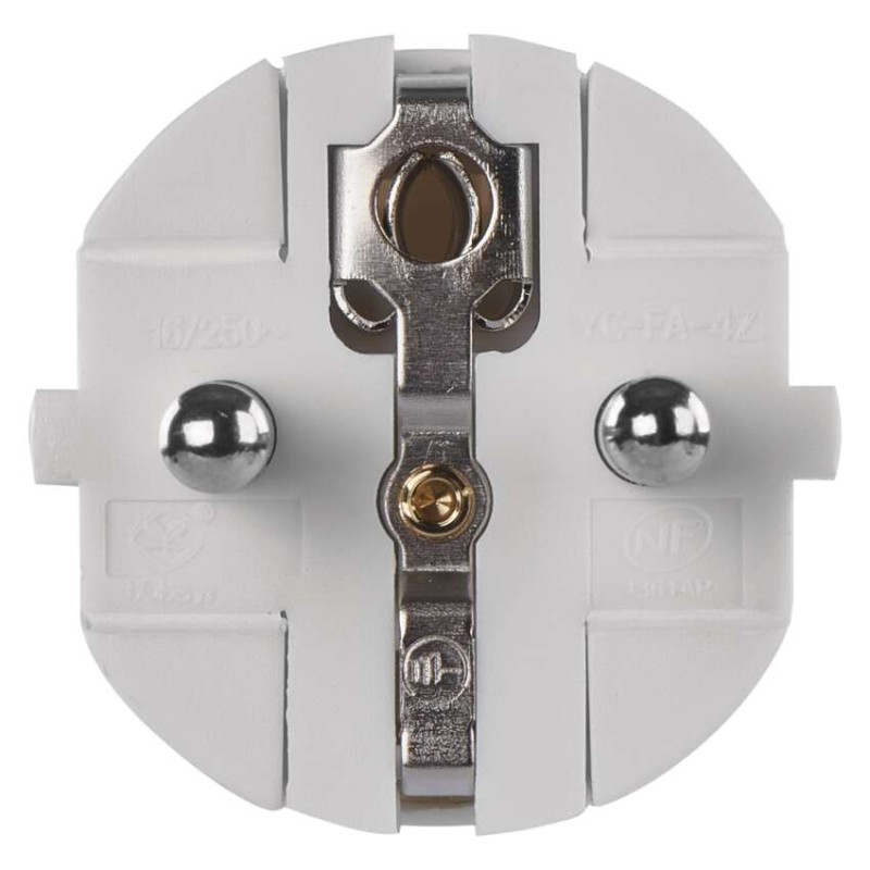 Plug for extension cord, white [2]