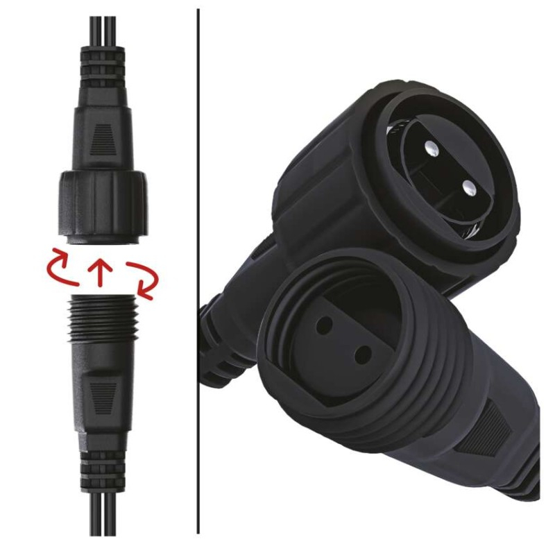 Power adapter for Christmas interconnecting lighting Standard/Profi, outdoor/indoor, timer [2]