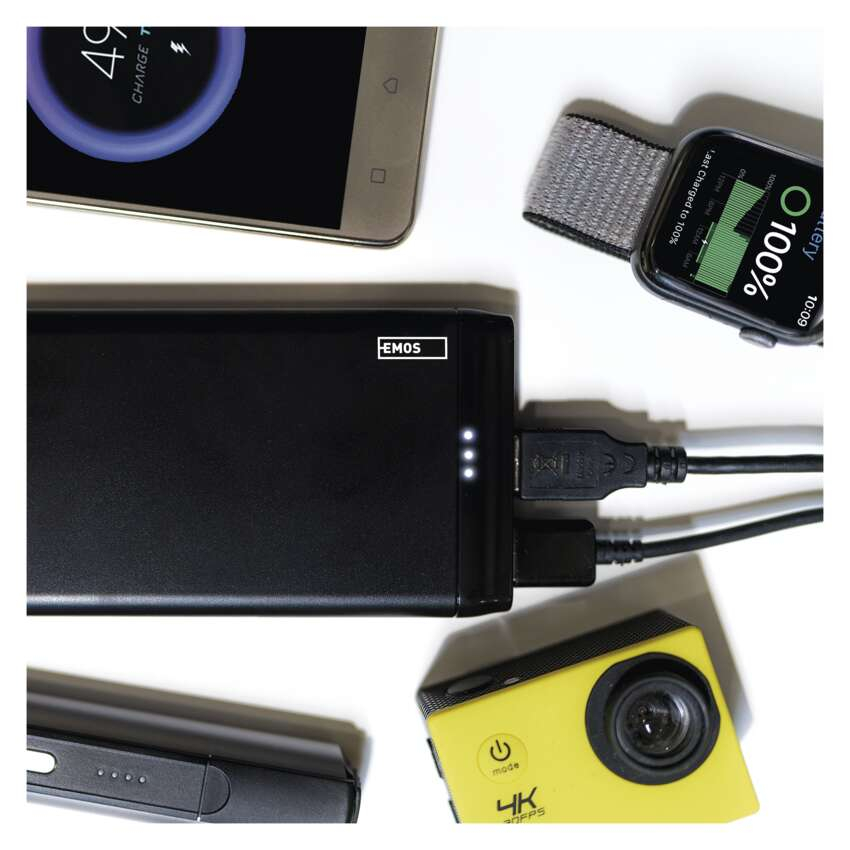 POWERBANK PORTABIL, ALPHA 10S,10W,  10000MAH, NEGRU [12]