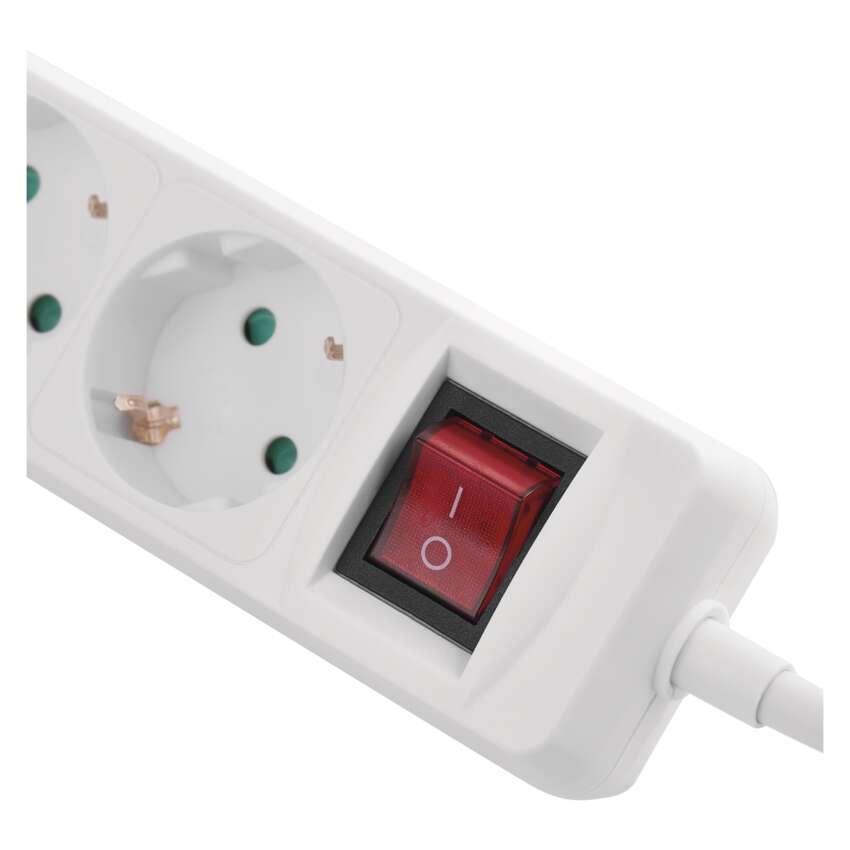 PRELUNGITOR 3M, 5 PRIZE, 1 USB-A, 1 USB-C, CU INTRERUPATOR, ALB [6]