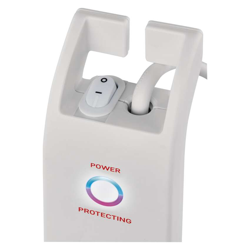 PRELUNGITOR CU PROTECTIE LA SUPRATENSIUNE SCHUKO, 900J, 4 PRIZE, CABLU 2M, ALB [7]