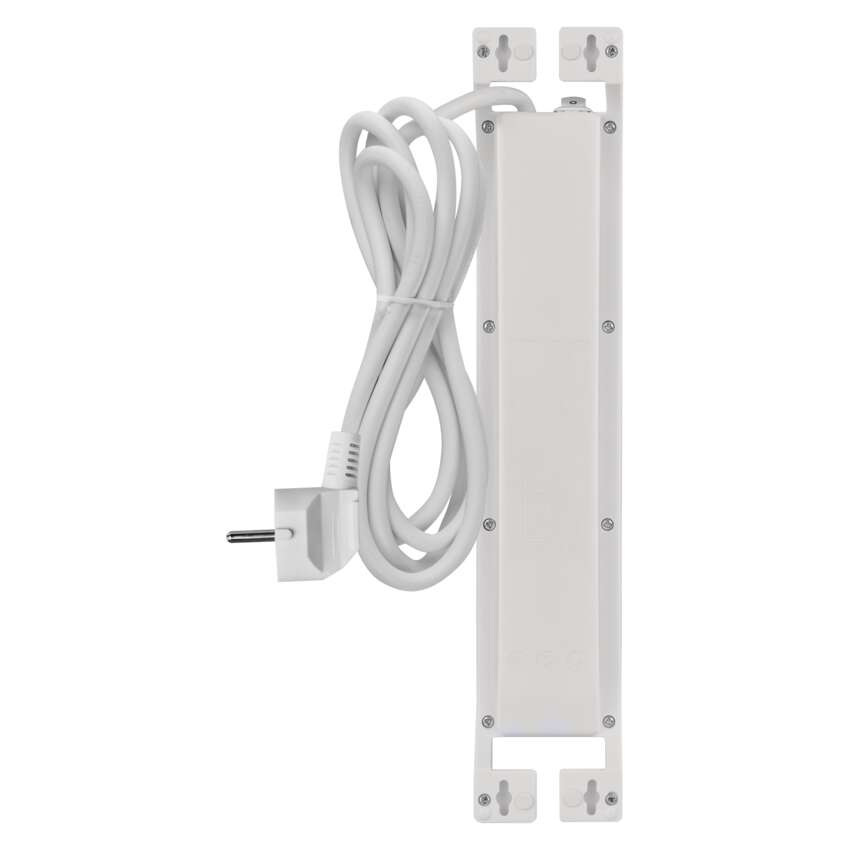 PRELUNGITOR CU PROTECTIE LA SUPRATENSIUNE SCHUKO, 900J, 4 PRIZE, CABLU 2M, ALB [5]