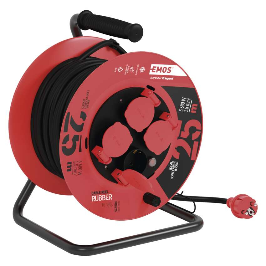 PRELUNGITOR CU TAMBUR, 25M, 4 PRIZE, 1.5 MM [12]