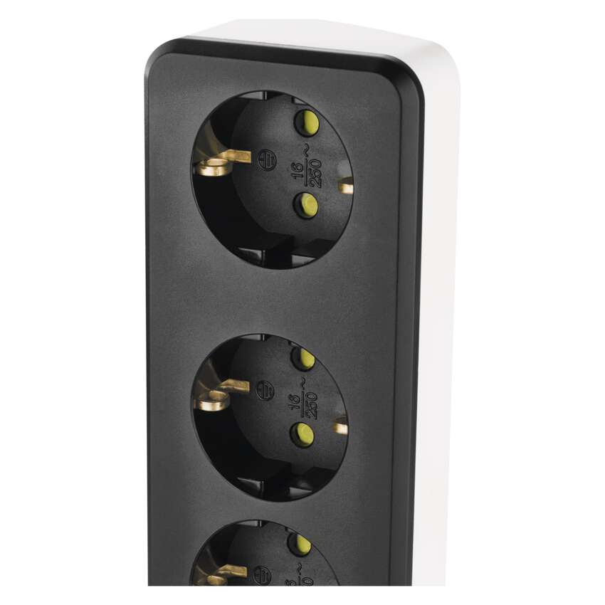 PRELUNGITOR GOSMART CU USB SI WI-FI,4 PRIZE+USB SI INTRERUPATOR 2M NEGRU [17]