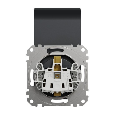 PRIZA 2P+E CU OBTURATOARE SI CAPAC ANTRACIT SEDNA [2]