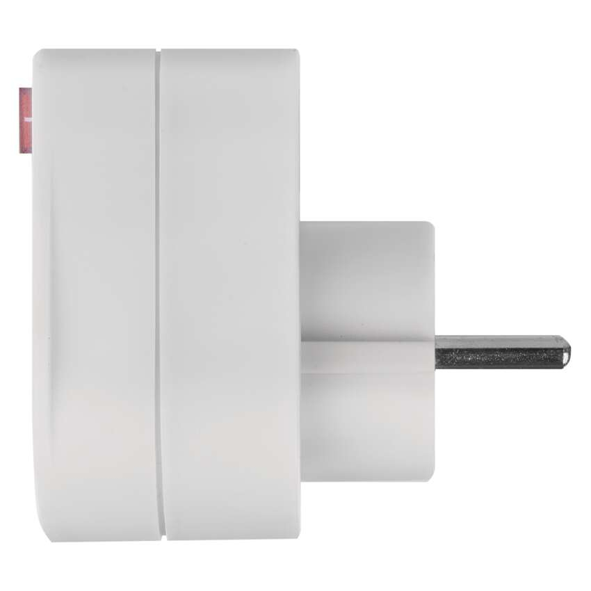 PRIZA ROTUNDA SCHUKO, ALBA, CU INTRERUPATOR [5]