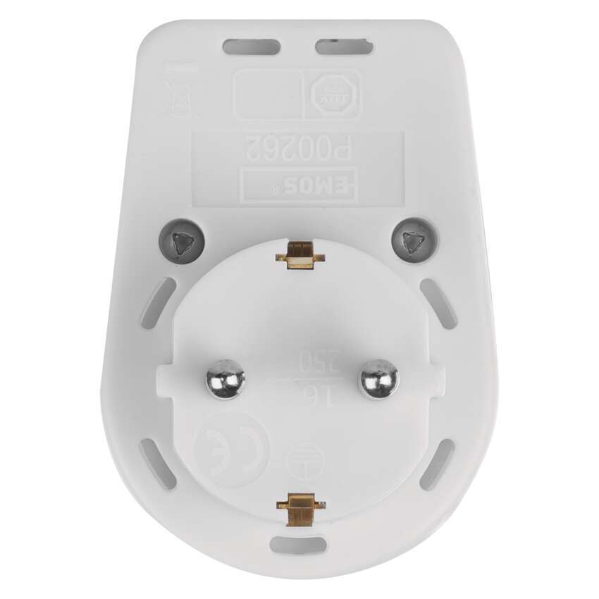 PRIZA ROTUNDA SCHUKO, ALBA, CU INTRERUPATOR [6]