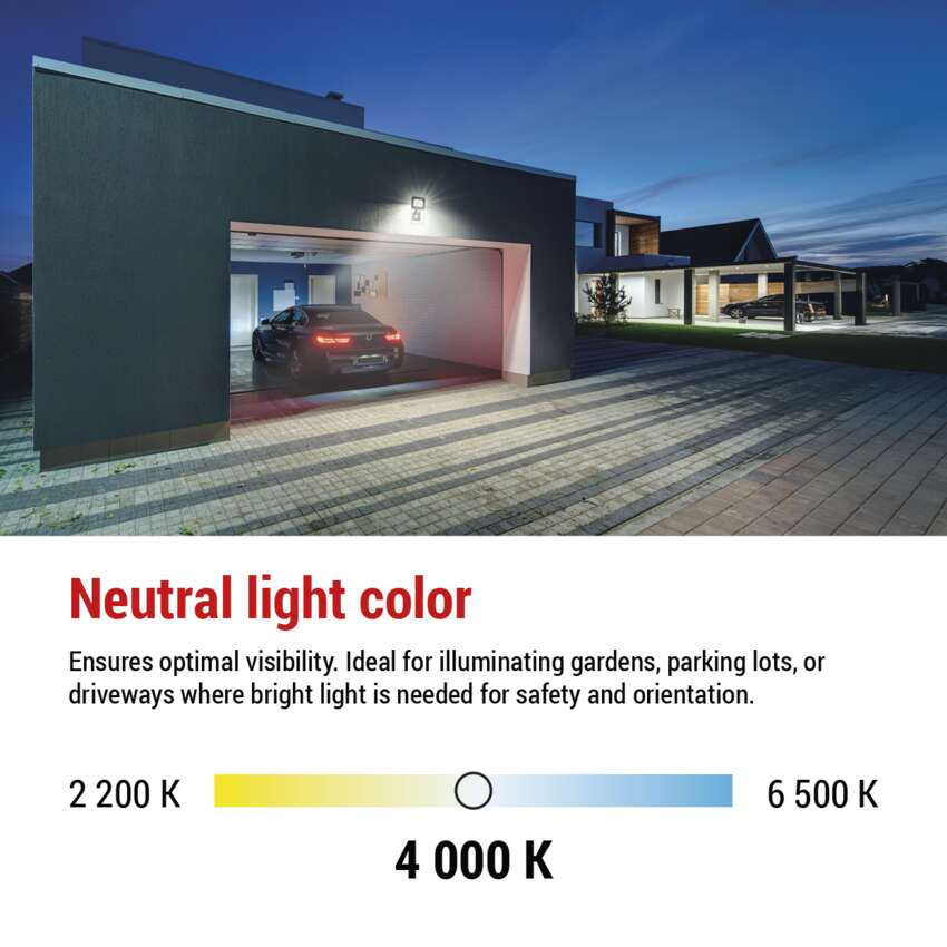 PROIECTOR LED TAMBO 30W 3000LM 4000K IP54 CU SENZOR DE MISCARE [11]