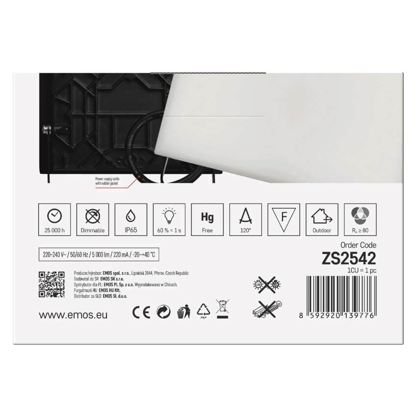 PROIECTOR LED TAMBO 50W 5000LM 4000K IP65 [15]