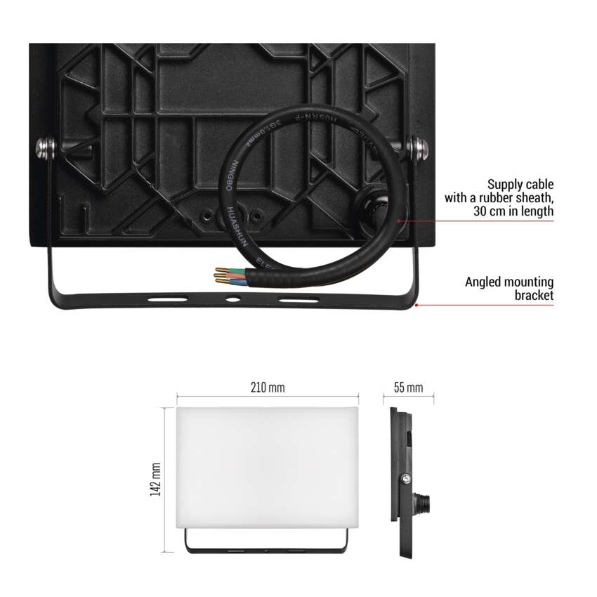 PROIECTOR LED TAMBO 50W 5000LM 4000K IP65 [12]