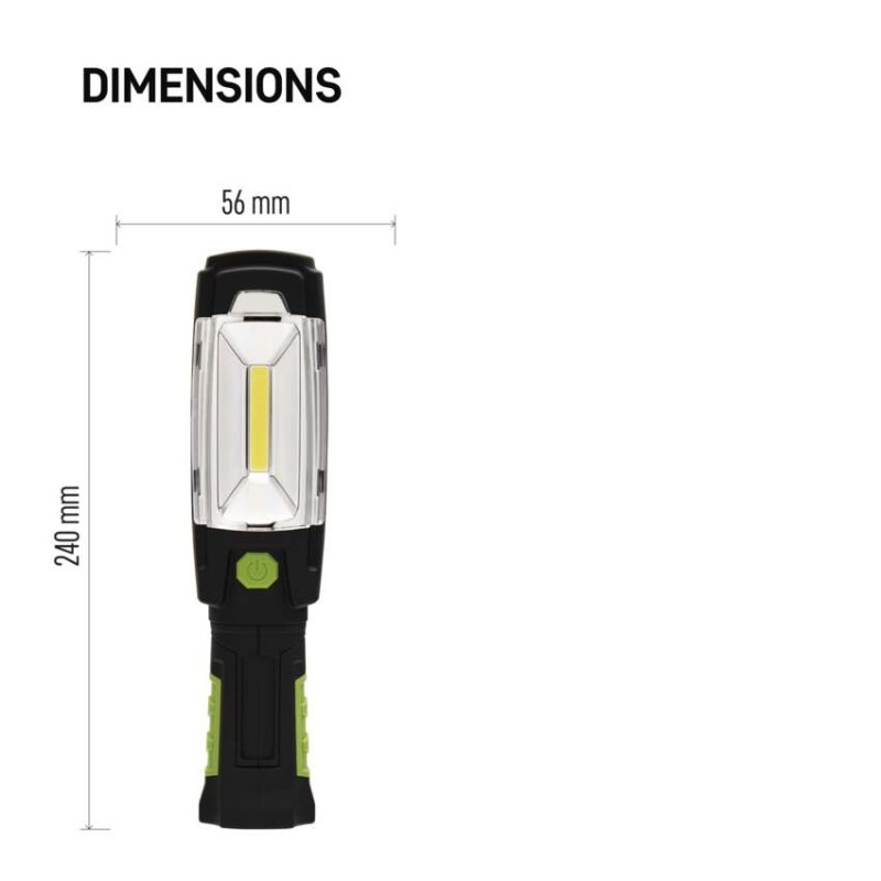 Rechargeable COB LED+LED Work Light P4518, 3W,380lm,2500mAh [2]