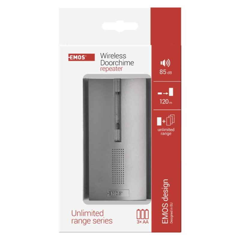 Replacement wireless doorbell & repeater P5760/P5763, 3× AA [3]