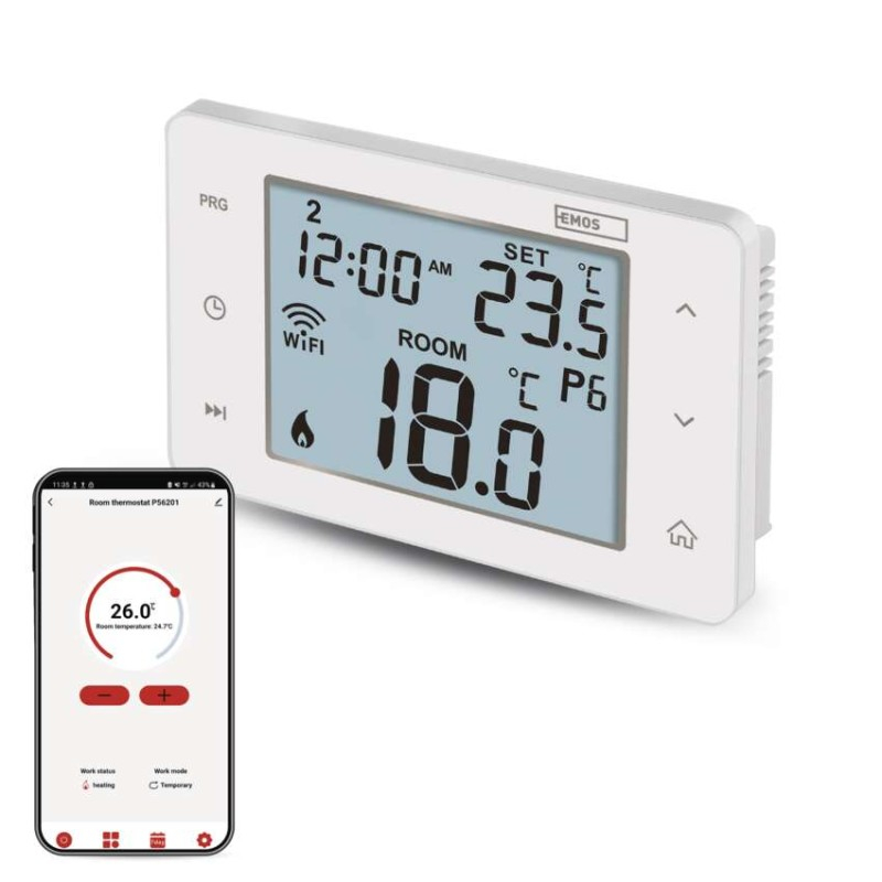 Room programmable wired WiFi GoSmart thermostat P56201 [1]