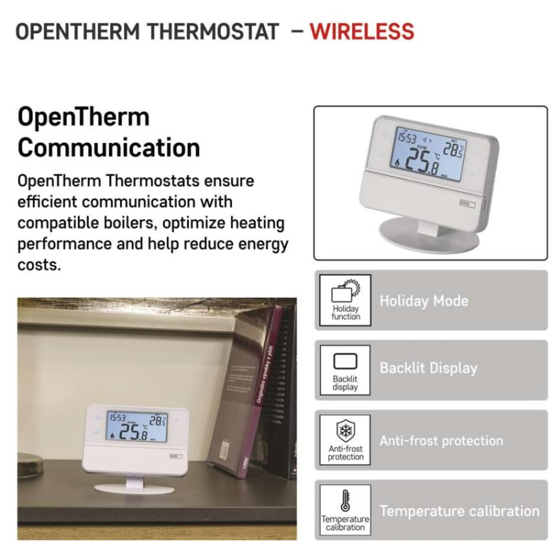 Room programmable wireless OpenTherm thermostat P5616OT [3]