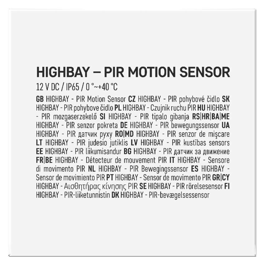 SENZOR DE MISCARE PIR PENTRU CORPURI DE ILUMINAT TIP HIGHBAY [5]