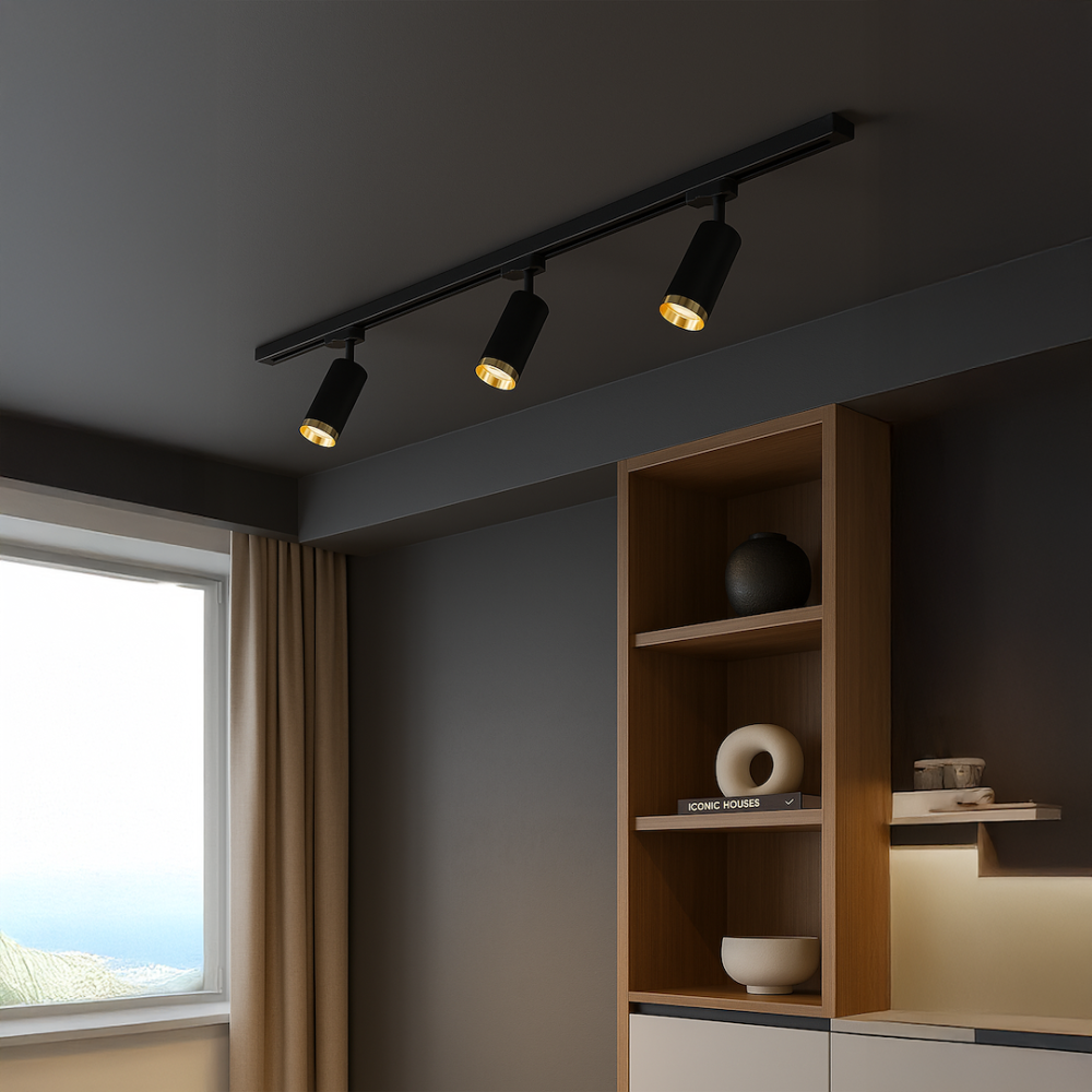 SET SPOTURI MICA PENTRU SINA NEGRU+AURIU GU10 1M [5]