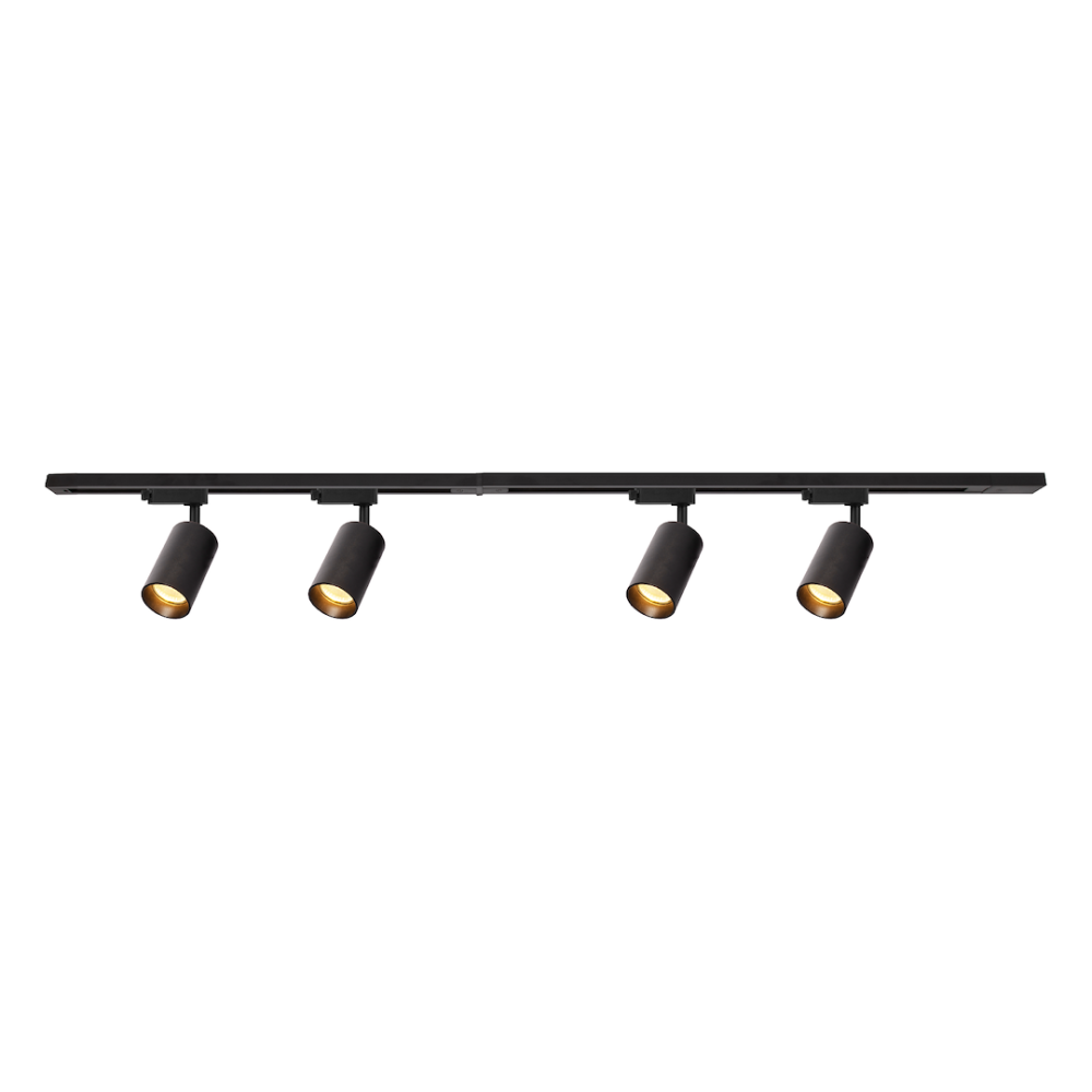 SET SPOTURI PIPE PENTRU SINA NEGRU 4xGU10 1.5M [6]