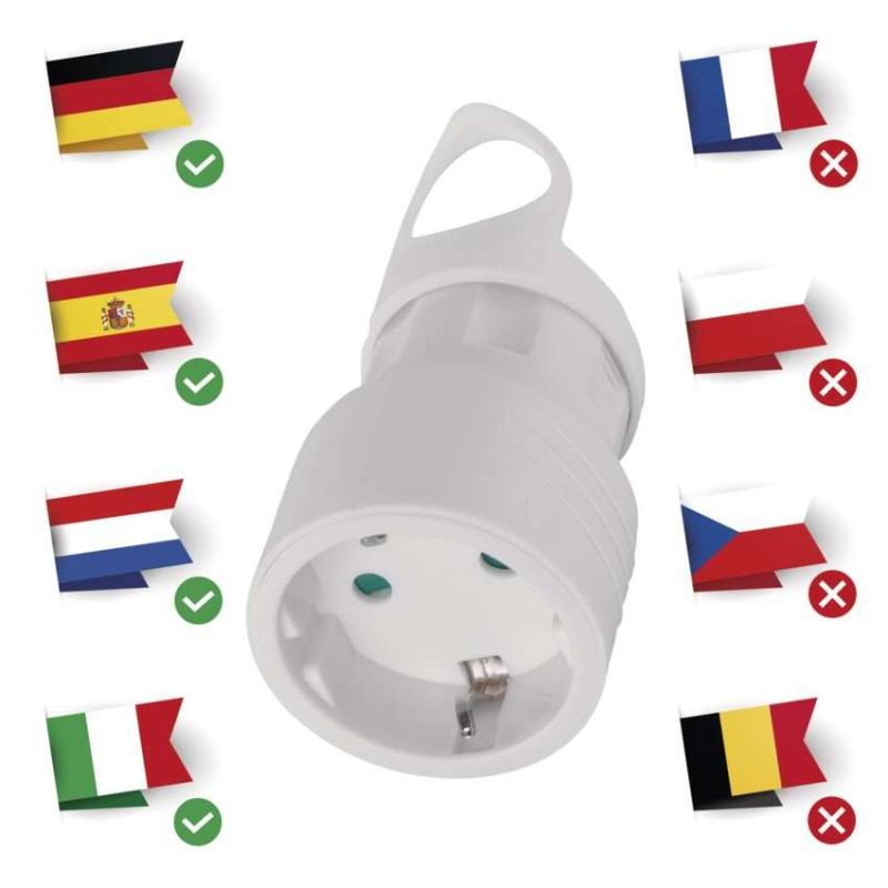 Socket SCHUKO white [3]