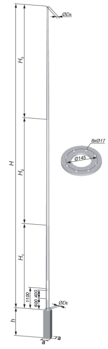STALP TELESCOPIC INOX PENTRU PDA [2]
