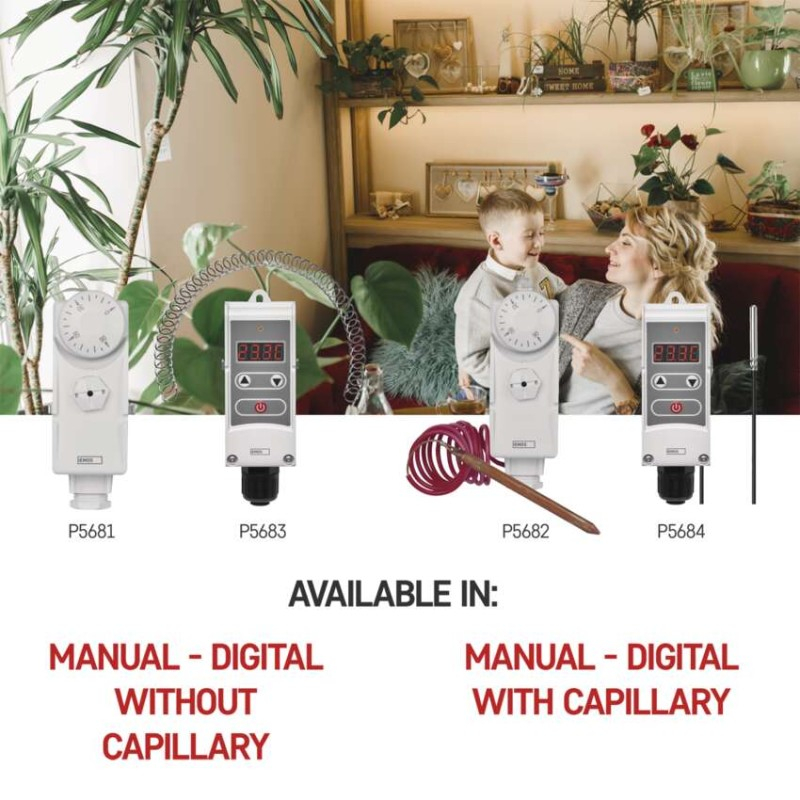 Surface mount manual capillary thermostat P5682 [3]