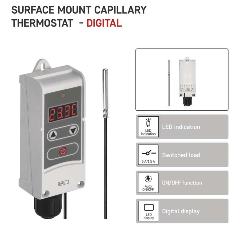 Surface mount manual capillary thermostat P5684 [3]