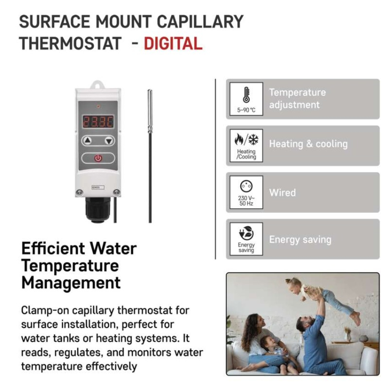 Surface mount manual capillary thermostat P5684 [2]