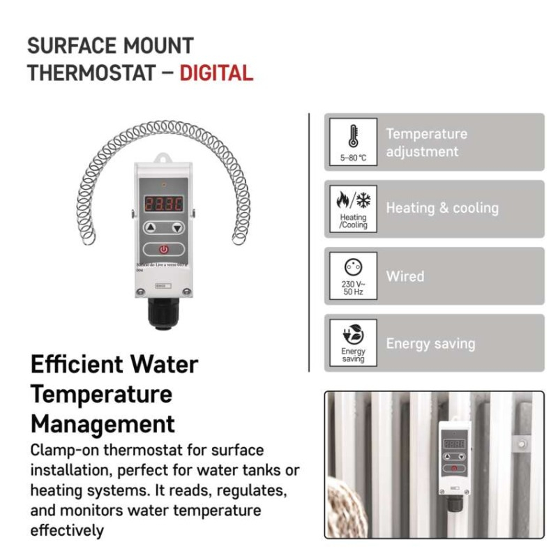 Surface mount manual thermostat P5683 [2]