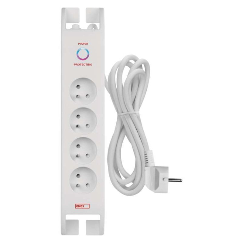 Surge Protector 900J – 4 sockets, 2m, white [2]