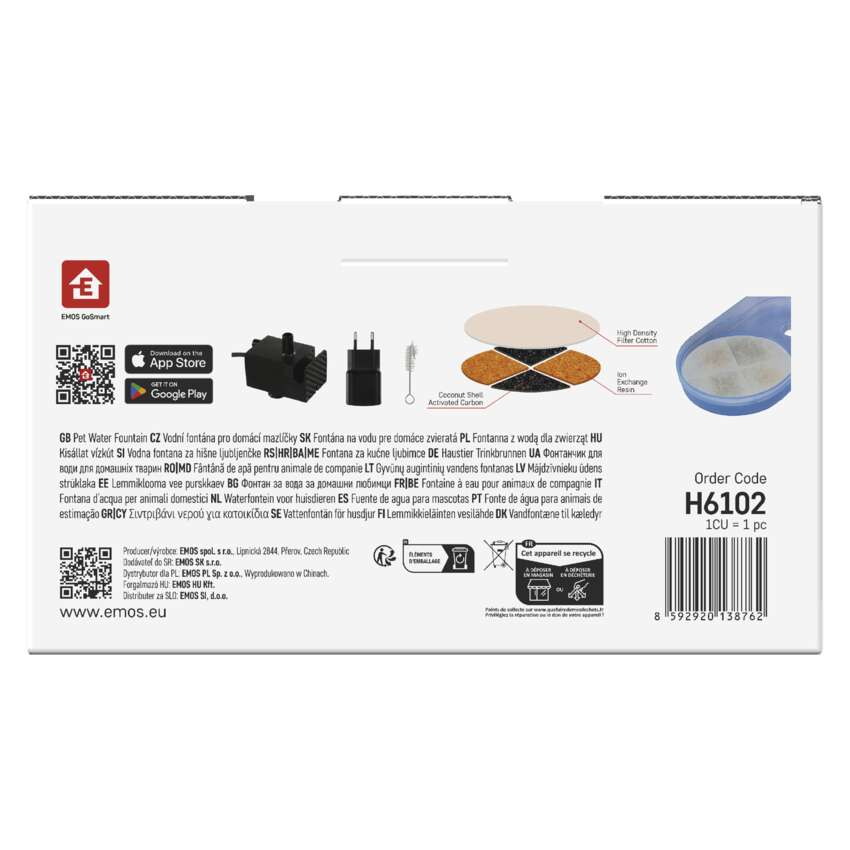 FANTANA AUTOMATA ANIMALE GOSMART PET CARE 2.6L, WI-FI [15]