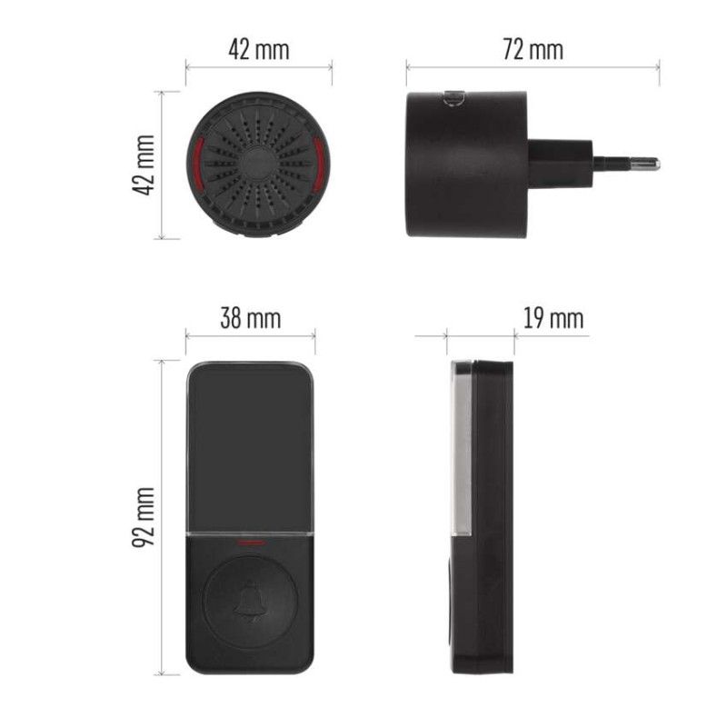 Wireless Doorbell P5734B [2]