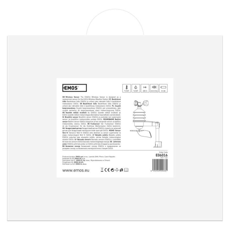 Wireless Sensor for Weather Stations E6016 [3]