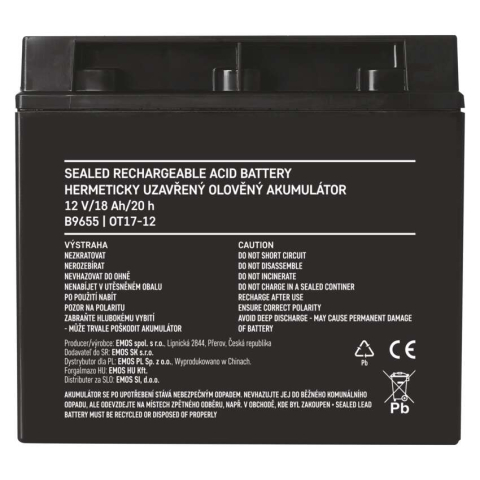 ACUMULATOR ACID SIGILAT SLA 12V 18AH [4]