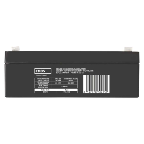 ACUMULATOR ACID SIGILAT SLA 12V 2.2AH-FASTON 4.7MM [1]