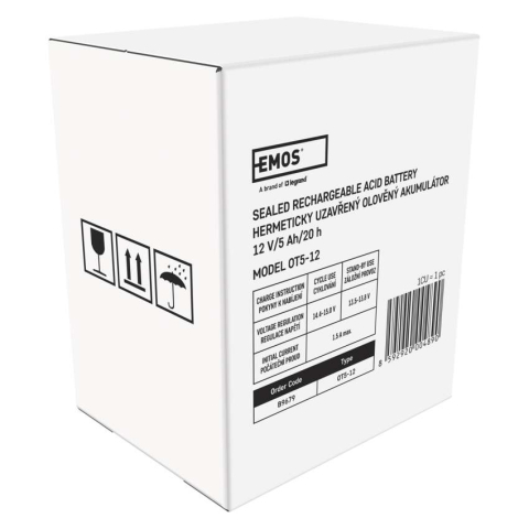 ACUMULATOR ACID SIGILAT SLA 12V 5AH-FASTON 6.3MM [8]