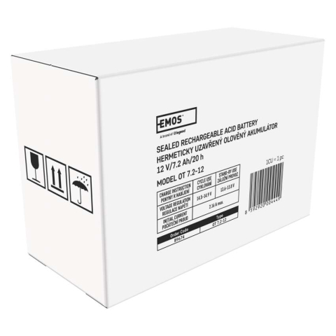 ACUMULATOR ACID SIGILAT SLA 12V 7.2AH-FASTON 6.3MM [10]