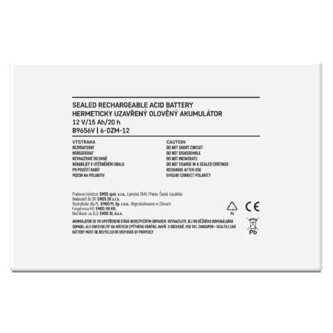 ACUMULATOR SLA DE TRACTIUNE 12V 15AH-FASTON 6.3MM [11]