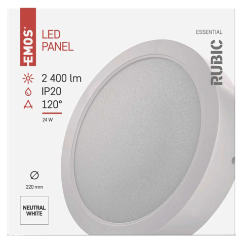 APLICA LED RUBIC 24W 4000K IP20 [7]