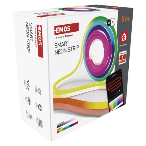 BANDA LED FLEXIBILA GOSMART NEON, 5M, RGBIC, DIMABILA, WI-FI [12]