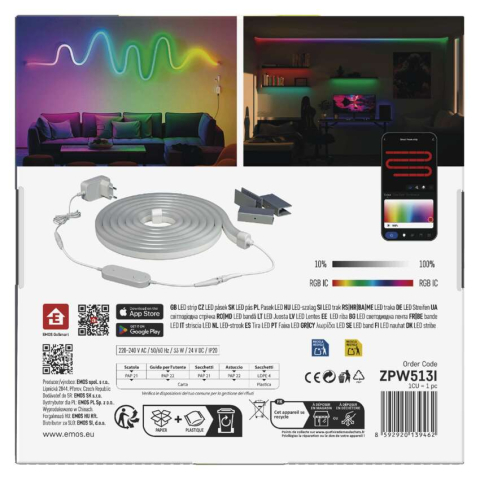 BANDA LED FLEXIBILA GOSMART NEON, 5M, RGBIC, DIMABILA, WI-FI [10]