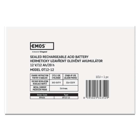 BATERIE REINCARCABILA SLA 12V 12AH-FASTON 6.3MM [9]