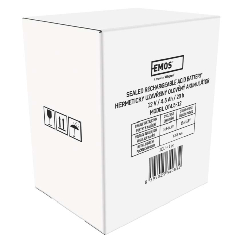 BATERIE REINCARCABILA SLA 12V 4.5AH CU TERMINAL FASTON 4.7MM [10]