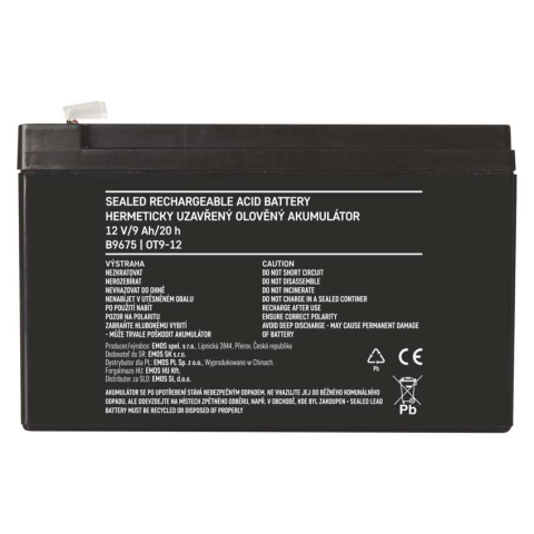 BATERIE REINCARCABILA SLA 12V 9AH-FASTON 6.3MM [6]