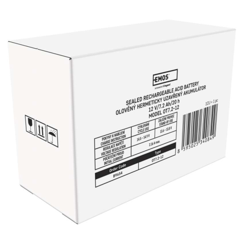 BATERIE SLA 12V 7.2Ah-FASTON 4.7MM [8]