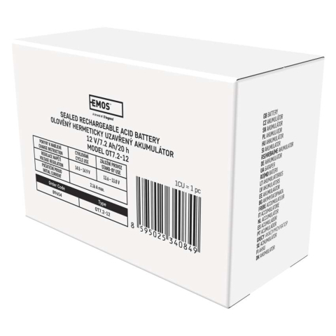 BATERIE SLA 12V 7.2Ah-FASTON 4.7MM [7]