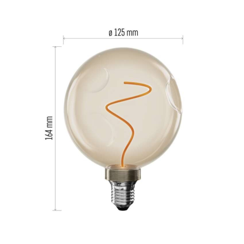 BEC LED DECO CG125A, E27, 4,5W, 240LM, FLAME [1]