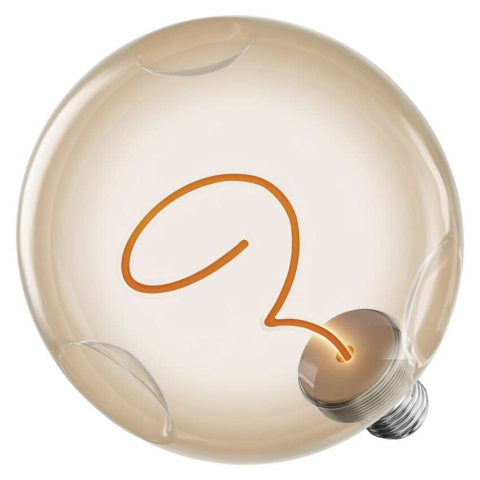 BEC LED DECO CG125A E27, 4.5W, 240LM, FLAME [8]